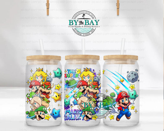 Mario Galaxy 001 16oz UVDTF Wrap