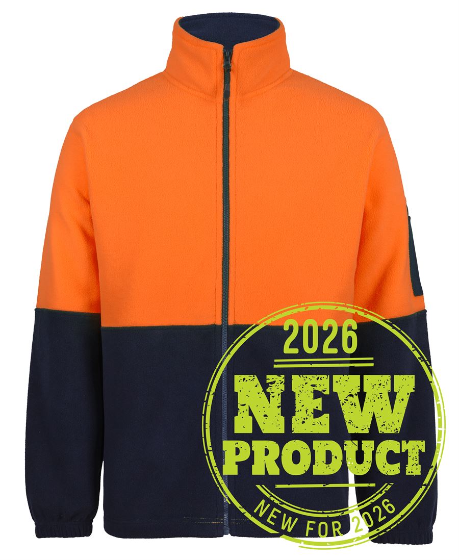 Hi Vis Full Zip Polar Fleece 6HVPE