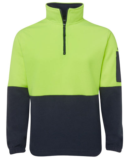 Hi Vis Half Zip Polar Fleece 6HVPF