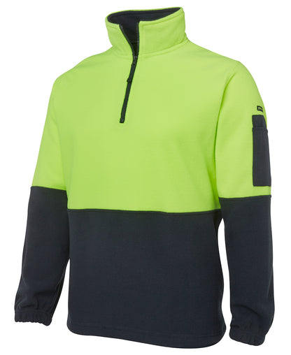 Hi Vis Half Zip Polar Fleece 6HVPF