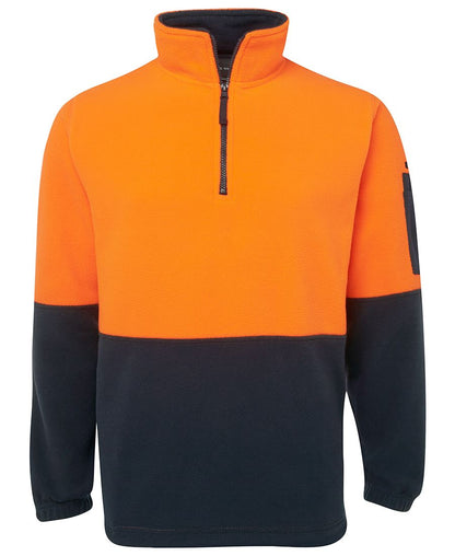 Hi Vis Half Zip Polar Fleece 6HVPF