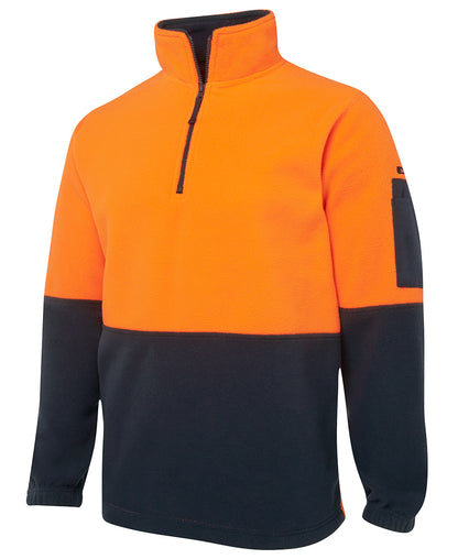 Hi Vis Half Zip Polar Fleece 6HVPF