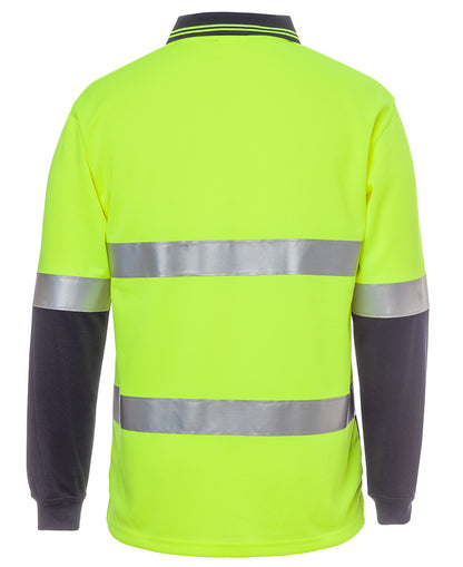 Jbs Hi Vis L/S Traditional Polo 6HVSL