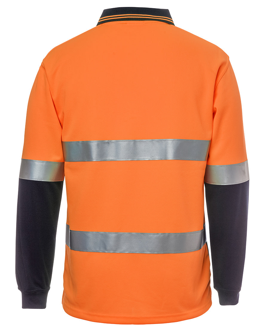 Jbs Hi Vis L/S Traditional Polo 6HVSL