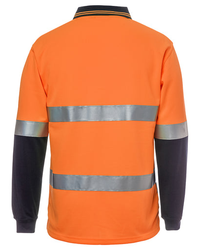 Jbs Hi Vis L/S Traditional Polo 6HVSL