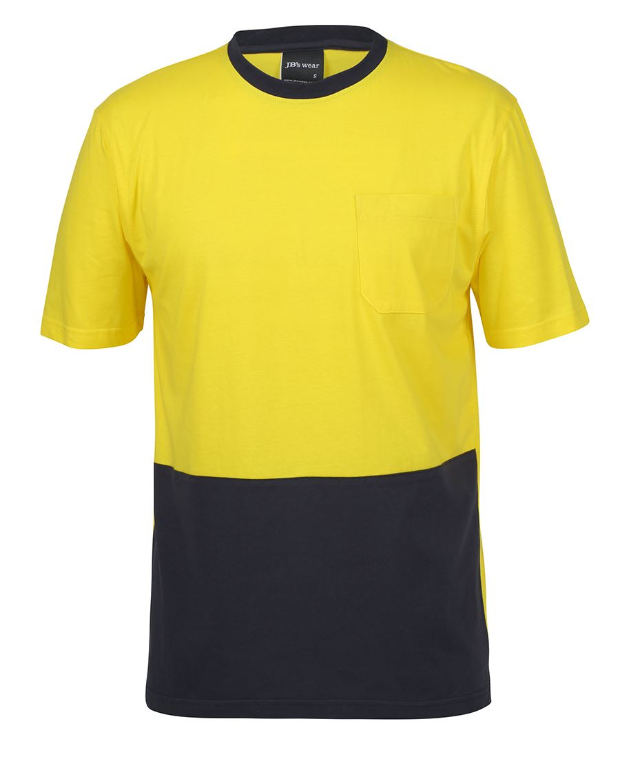 Jbs Hi Vis Crew Neck Cotton T-Shirt 6HVTC