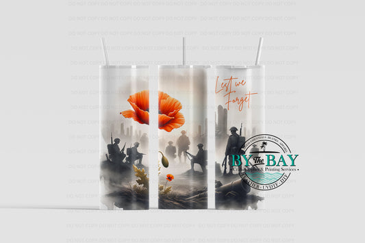 Lest we forget poppy 20oz Sublimation Print