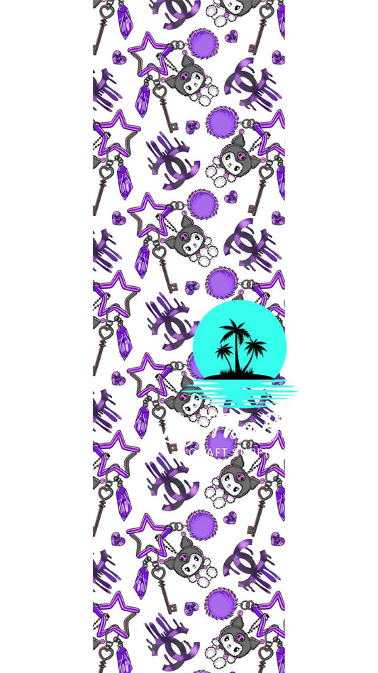 Purple K Bookmark Decal