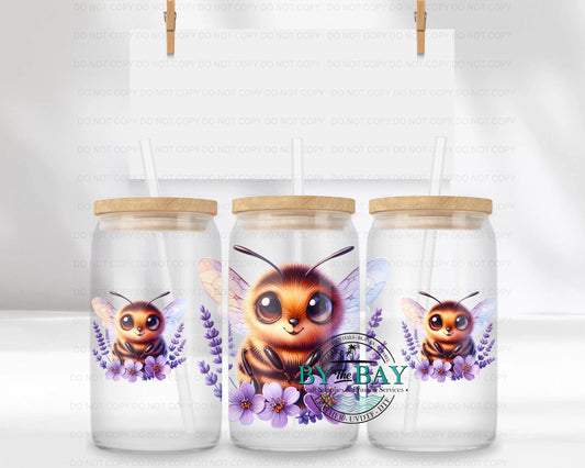 Lavender Bee 16oz UVDTF Wrap
