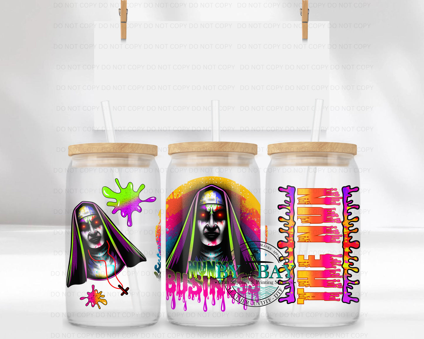 The Nun 16oz UVDTF Wrap