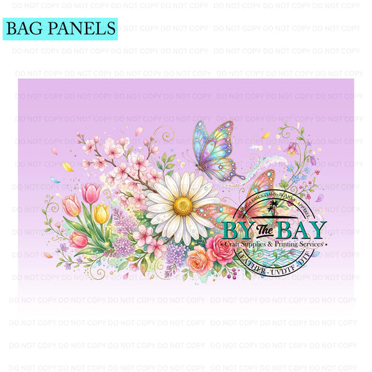 Pastel Butterfly Bag Panel (Various Sizes)