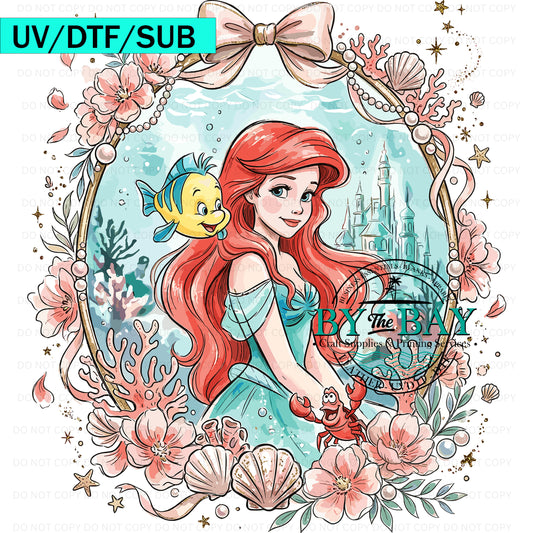 Mermaid Princess 04 UVDTF/DTF/SUB