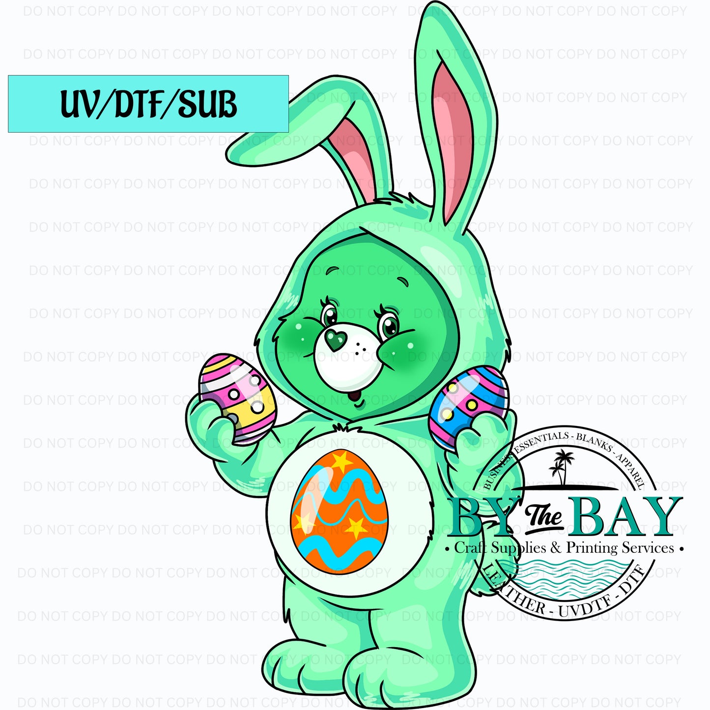 Easter CBear Green UVDTF/SUB