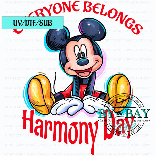 Mr Mouse Everyone Belongs Harmony Day UVDTF/SUB