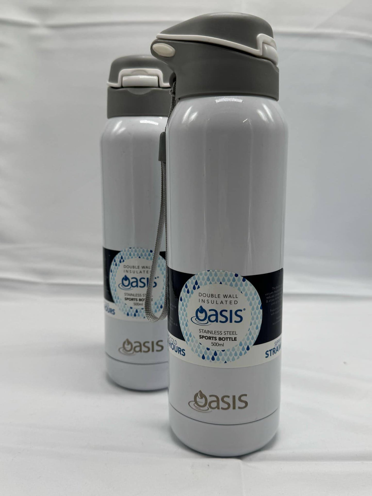 White Oasis stainless sports 500ml
