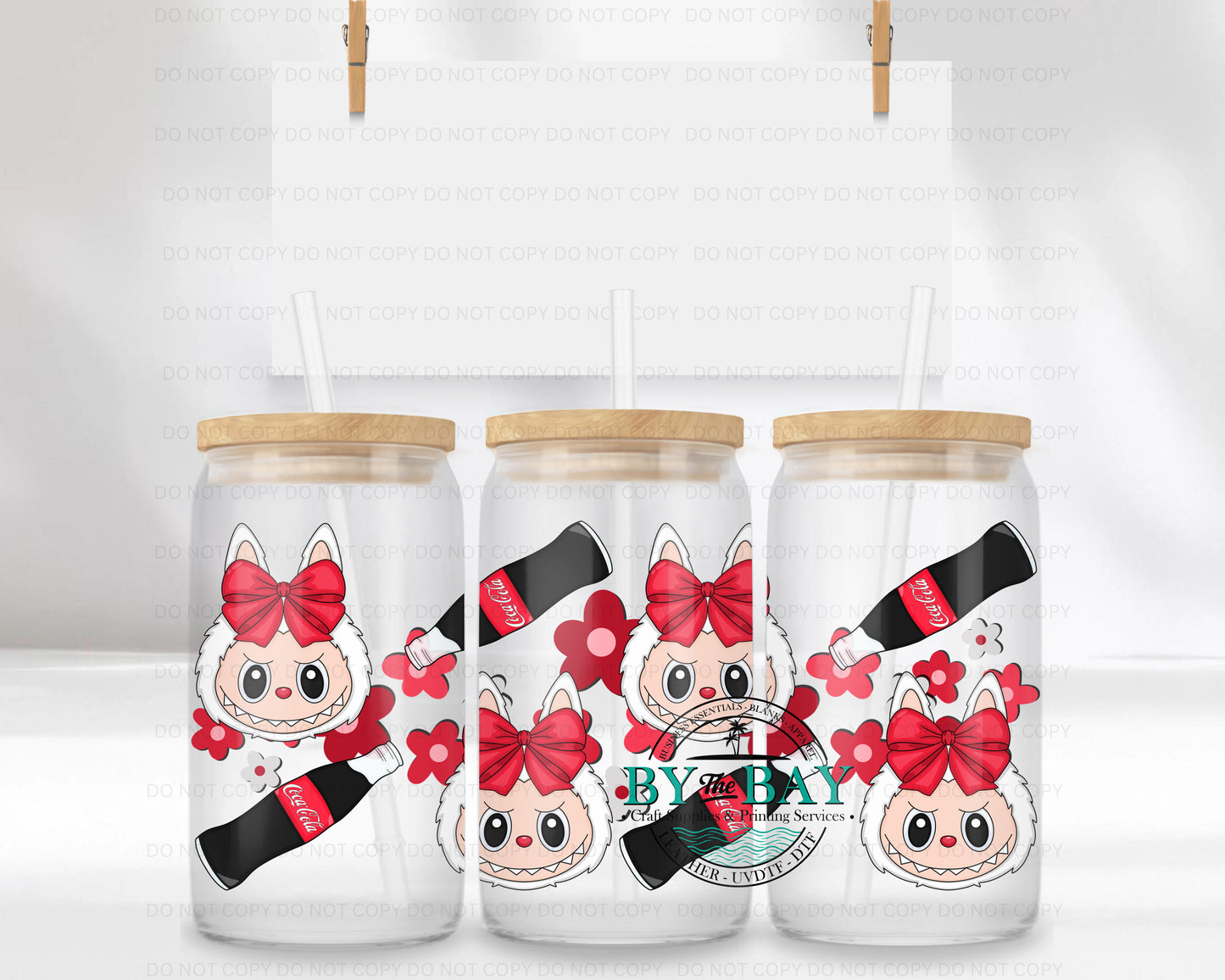 Cola Monsters 16oz UVDTF Wrap