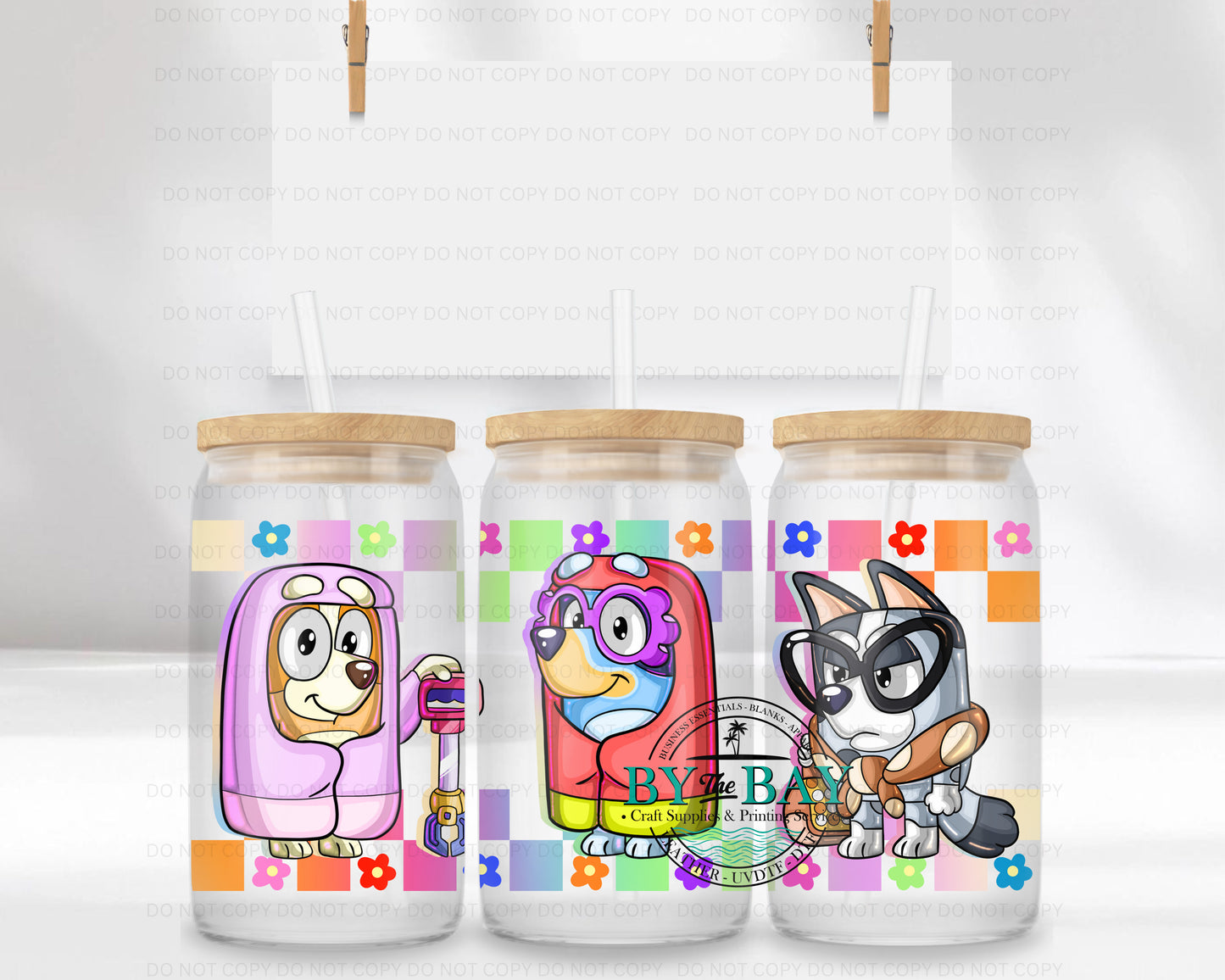 Granny Dogs 16oz UVDTF Wrap