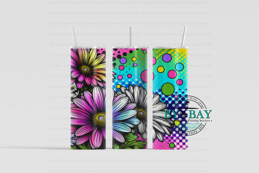 Pop Art Daisies 20oz Sublimation Print