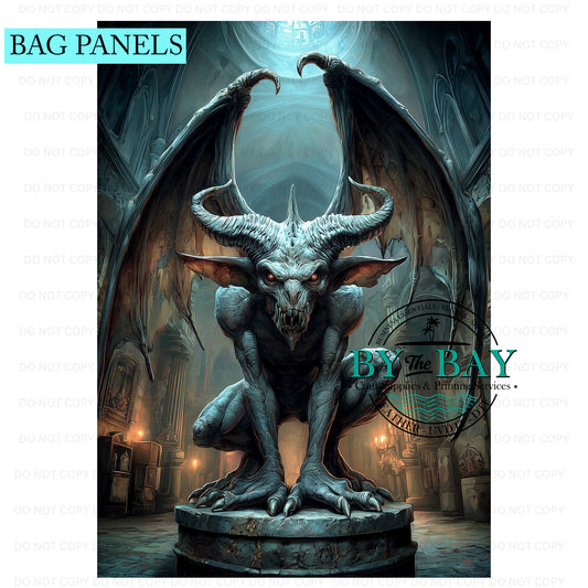 Gargoyle Bag Panel (Various Sizes)