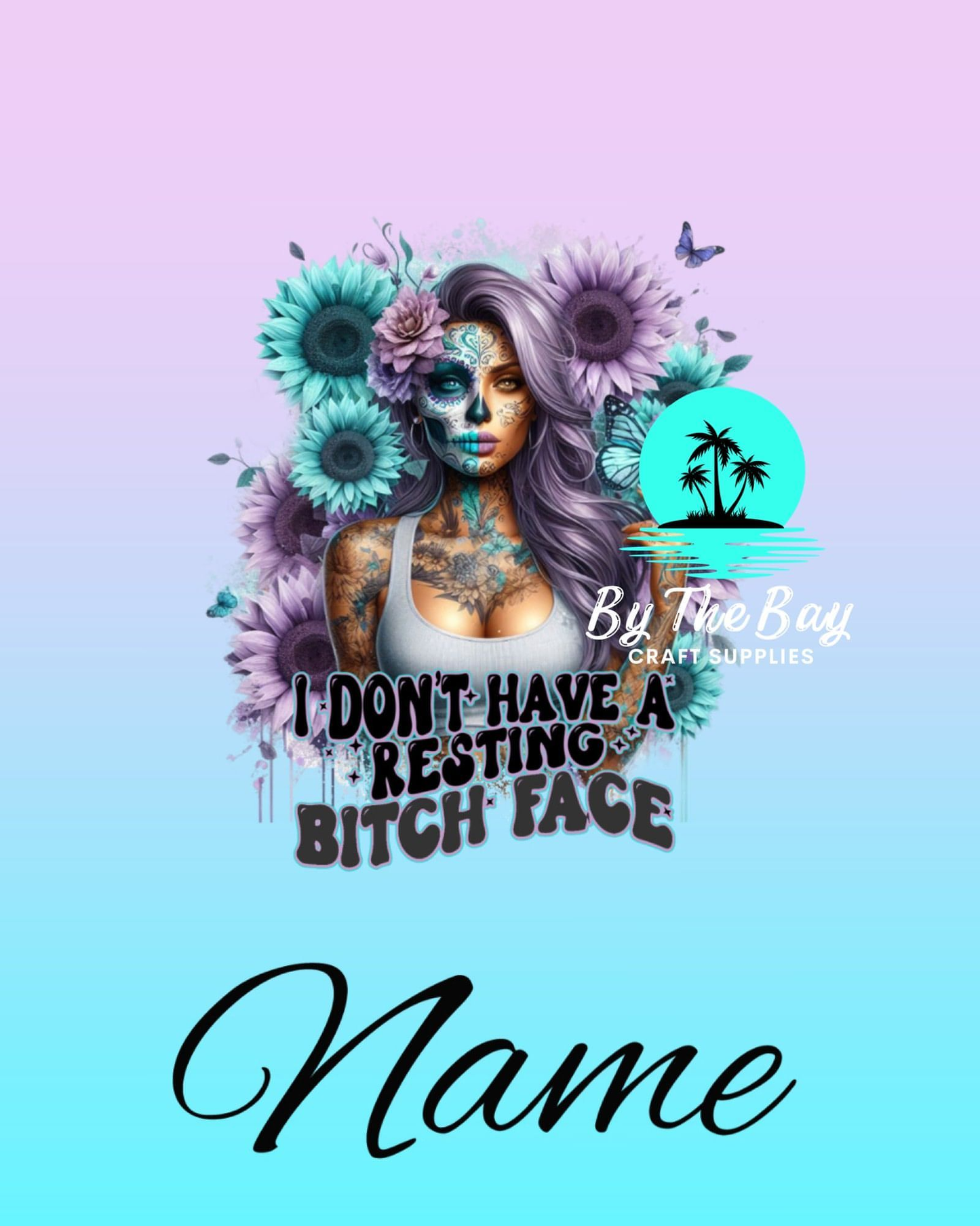 Resting Bitchface Polar Fleece throw blanket