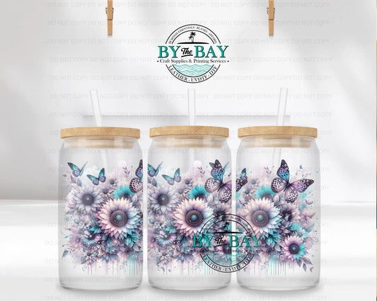 Pastel Sunflowers 16oz UVDTF Wrap