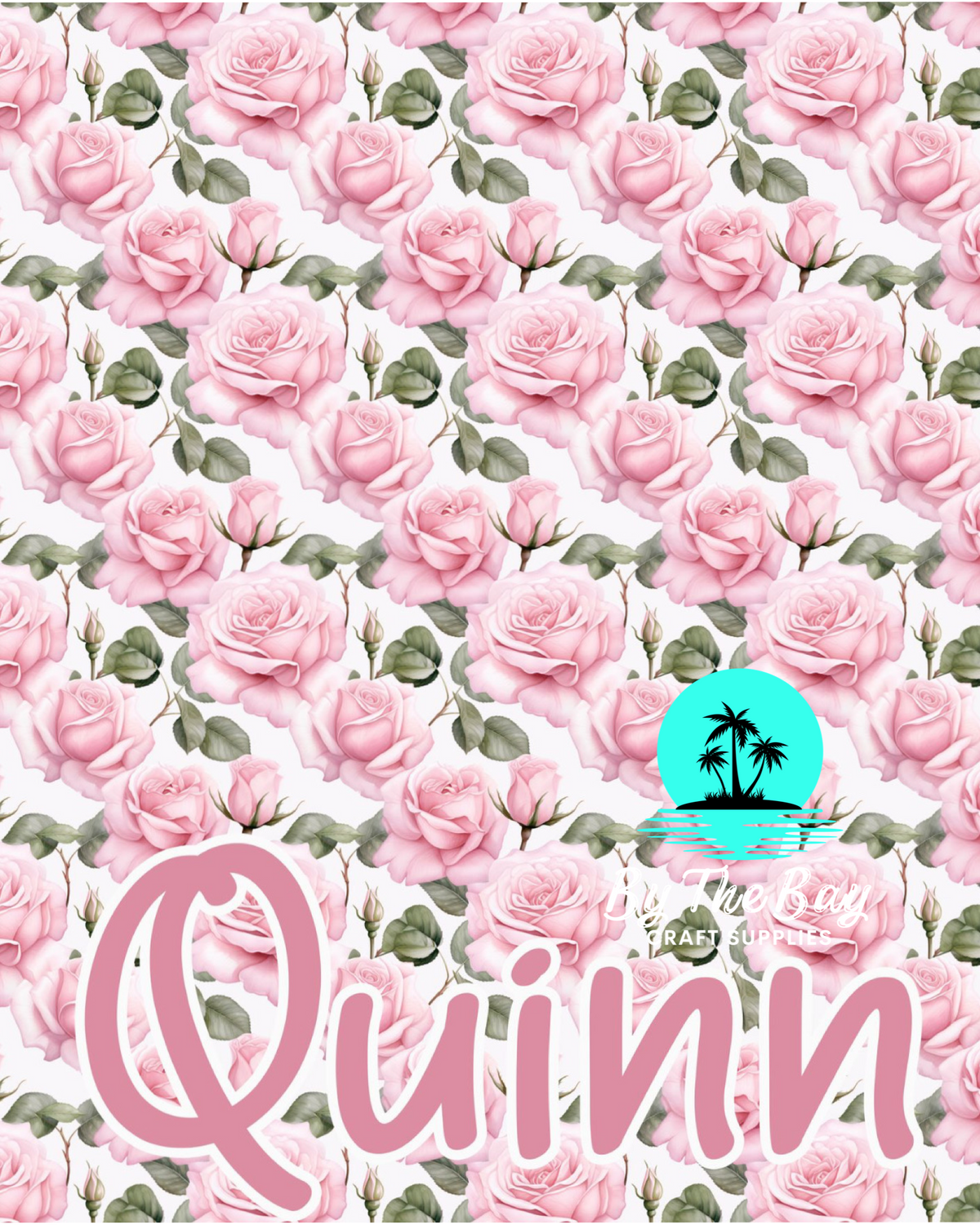 Pink Roses Polar Fleece throw blanket