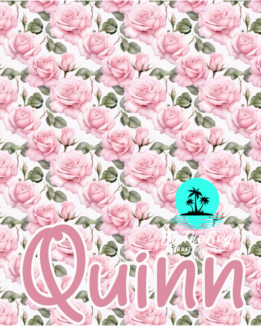 Pink Roses Polar Fleece throw blanket