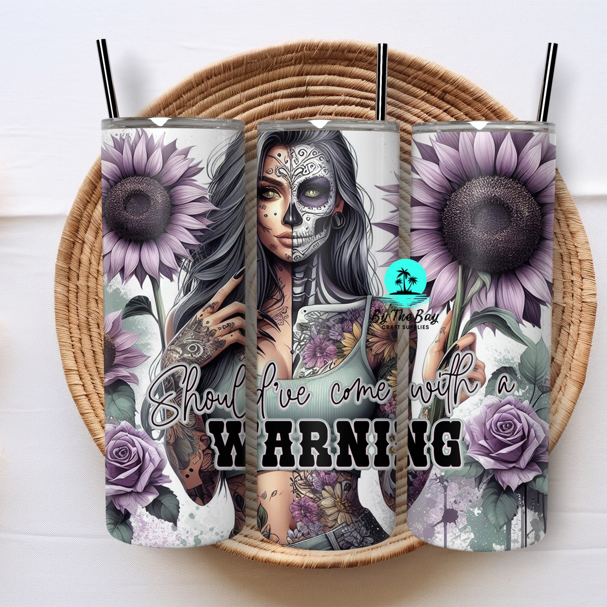 Come with a warning 20oz Tumbler SUB PRINT