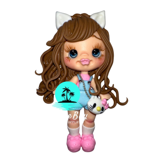 Cute girl with kitty ears