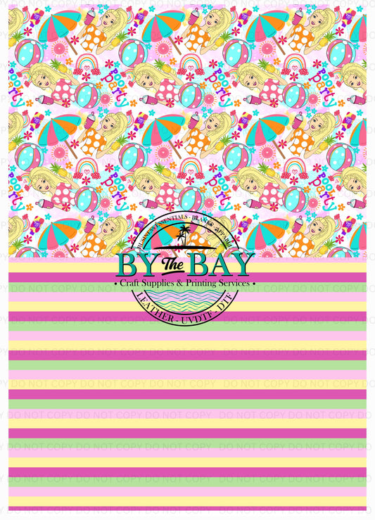 Pool Party A4 Split Design Sheet