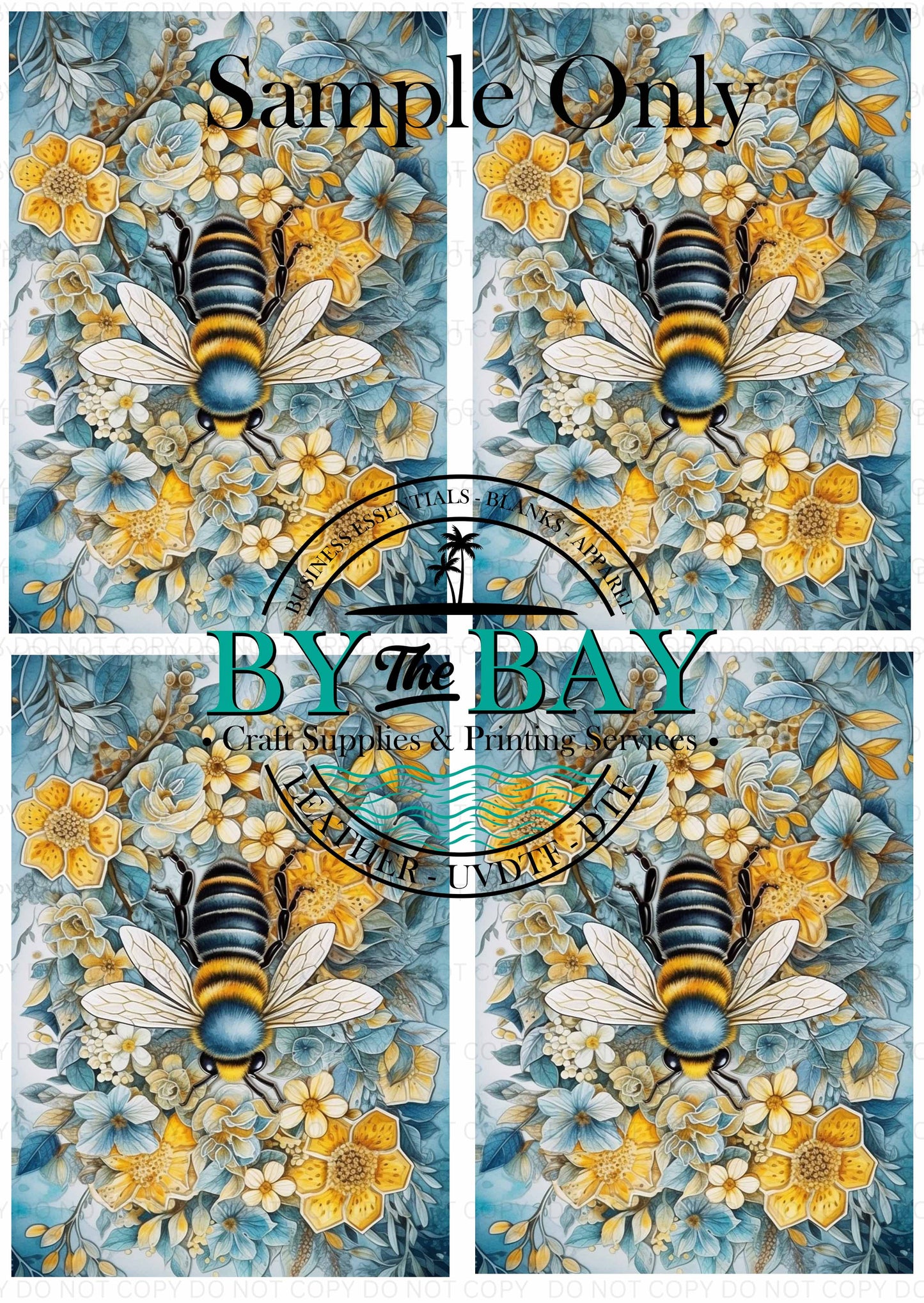 Watercolour Bee Panel (Various Sizes)