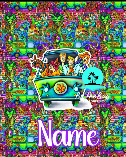 Mystery Gang Polar Fleece throw blanket
