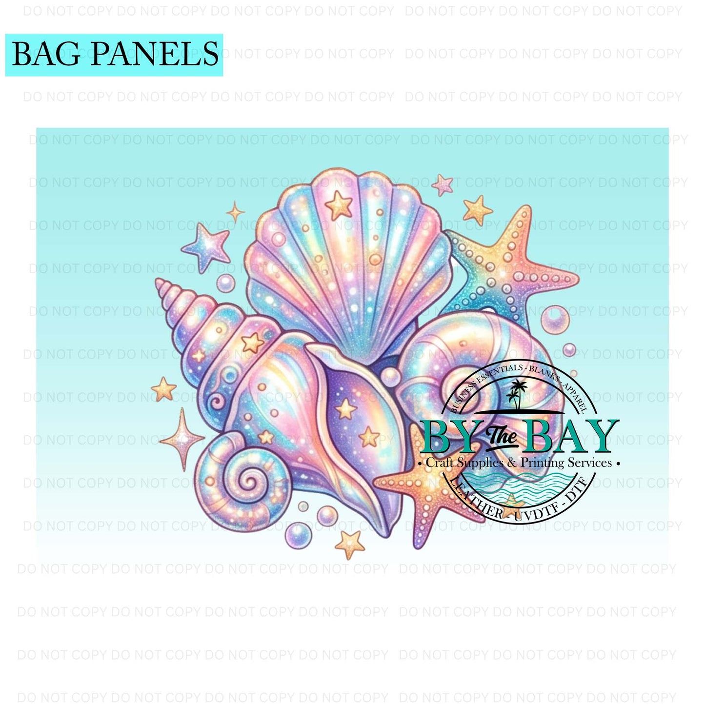 Seashells Bag Panel (Various Sizes)