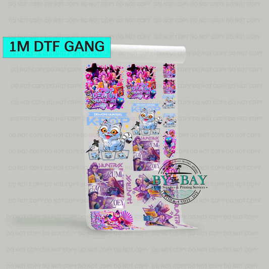 Anime Girls  Pre-designed 1m DTF Gang Sheet