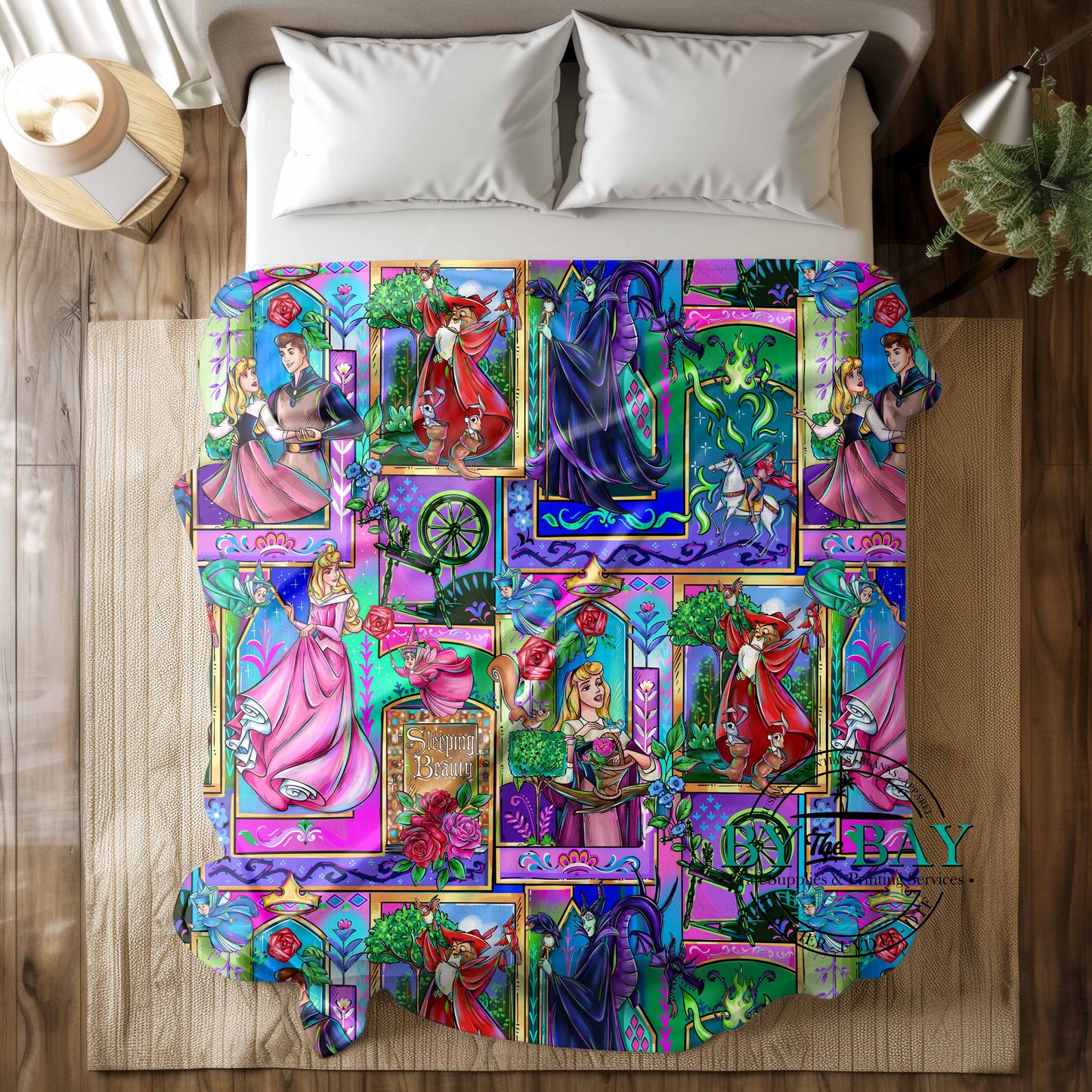 Sleeping Princess Squish Minky Blankets (Various Sizes)
