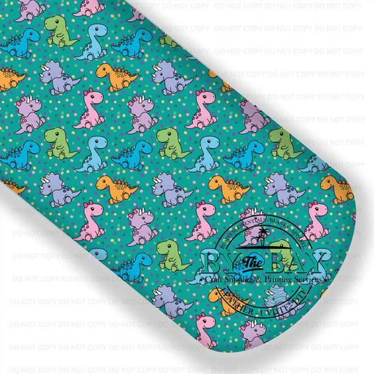 A-RAWR-ABLE Teal Dots
