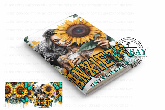 Anxiety Highland - Ready made notepad Cover (Notepad & Pocket options available)