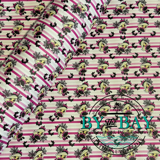 Halloween pink girl stripes 31cm roll