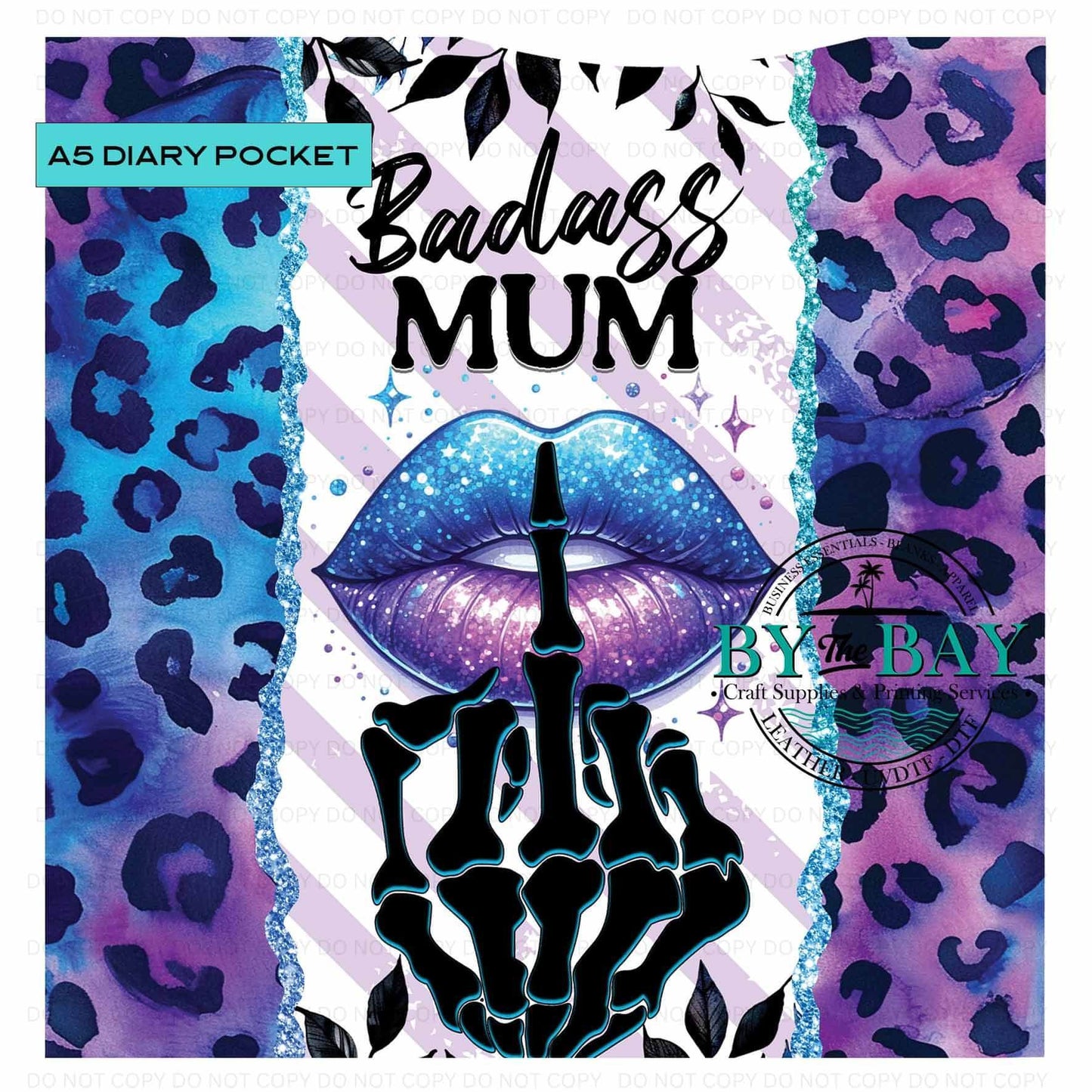 A5 Blessed Mum Front phone/pen pocket