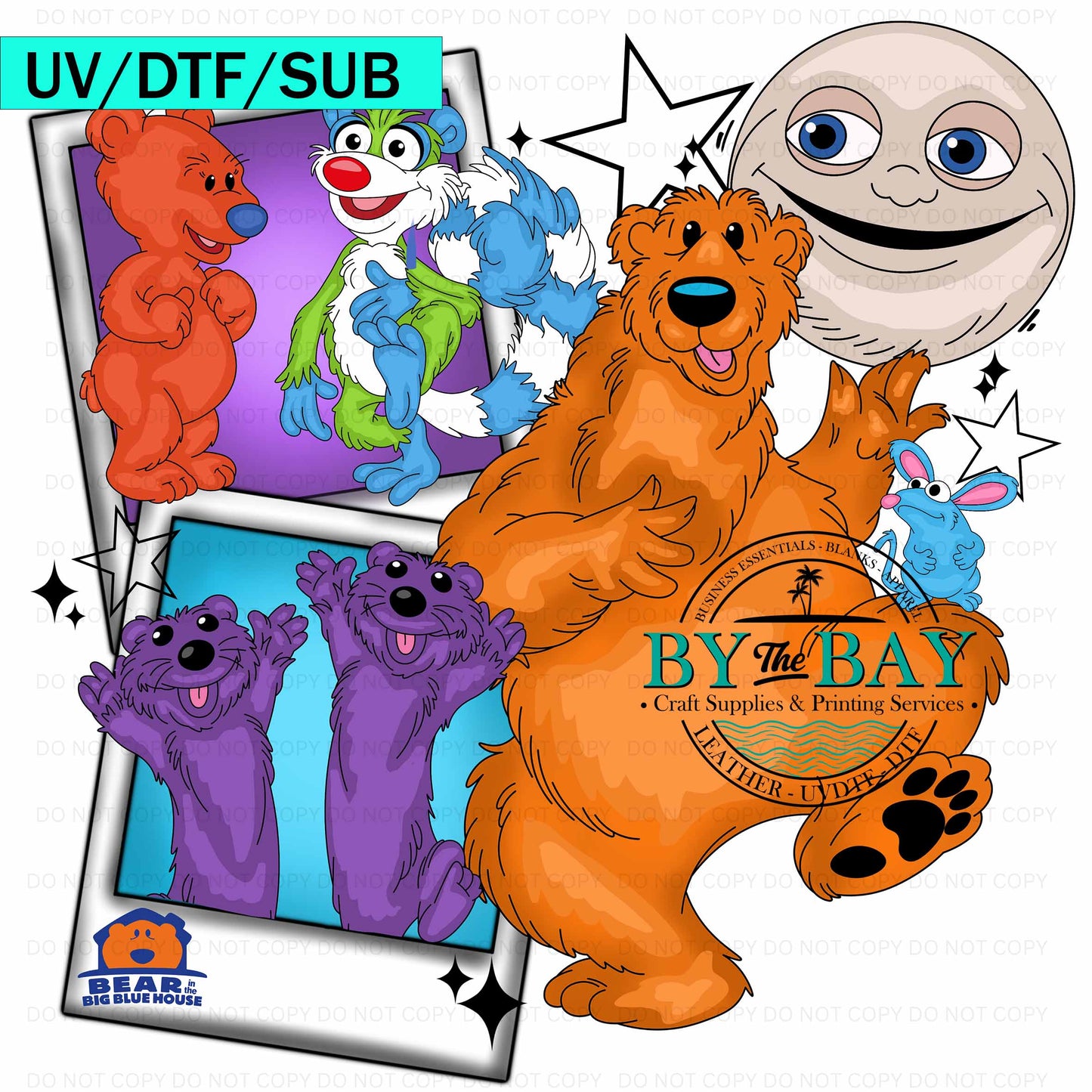 JUNGLE BEAR UV/DTF/SUB Print