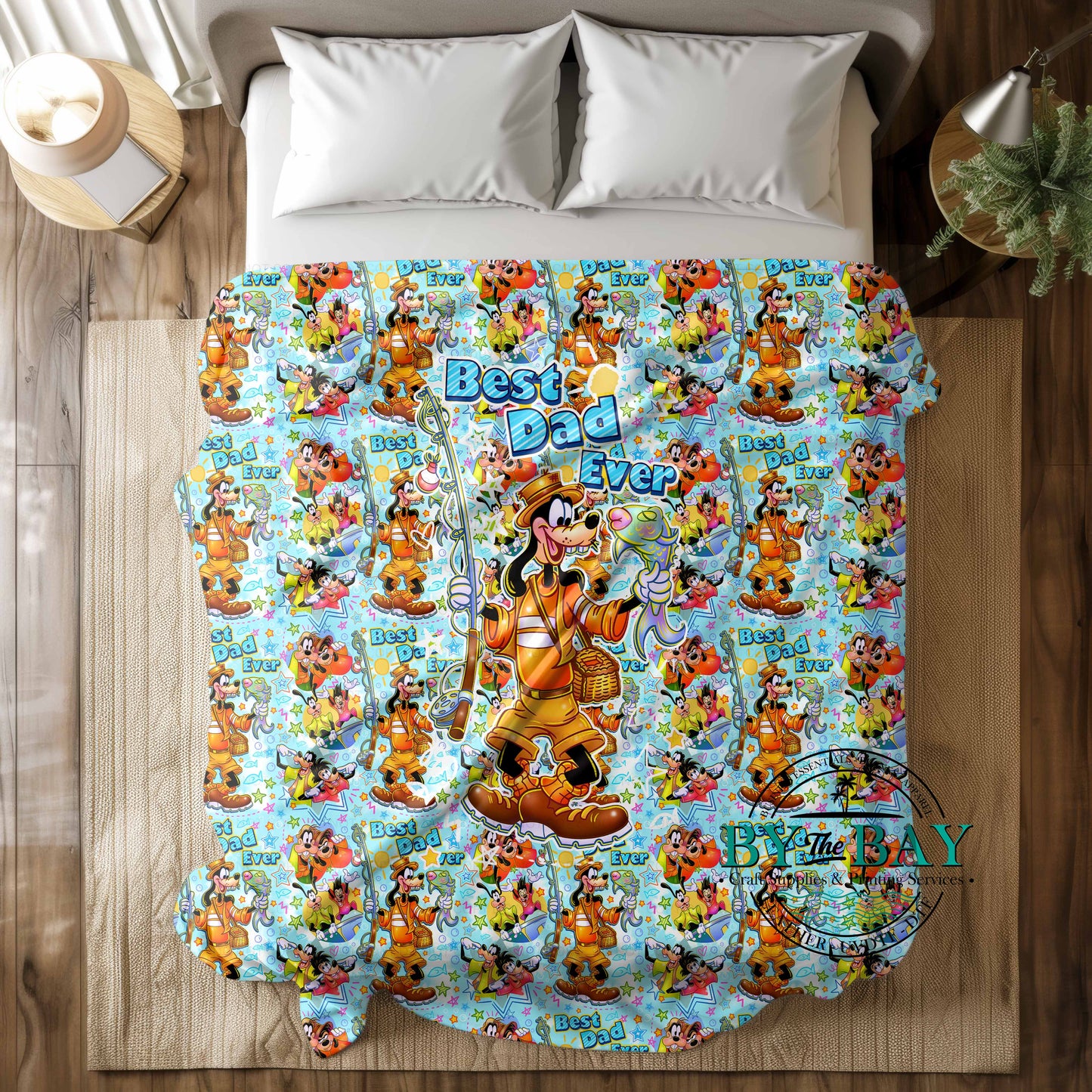 Best Dad Ever Squish Minky Blankets (Various Sizes)
