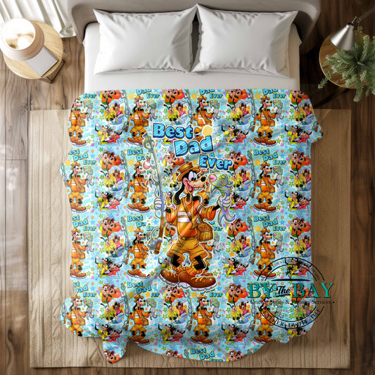 Best Dad Ever Squish Minky Blankets (Various Sizes)