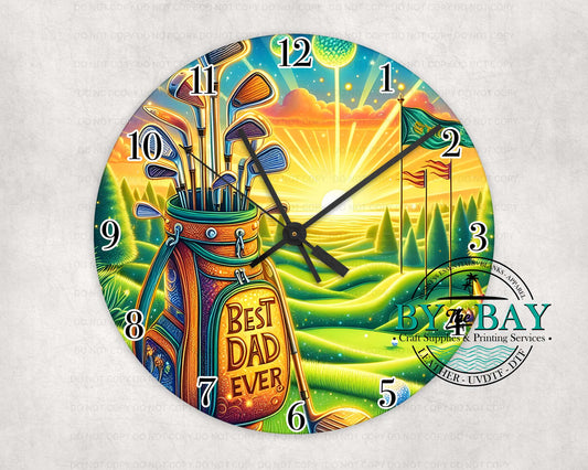 Best Dad Ever 01 Clock