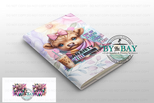 Highland, bit of a mess - Ready made notepad Cover (Notepad & Pocket options available)