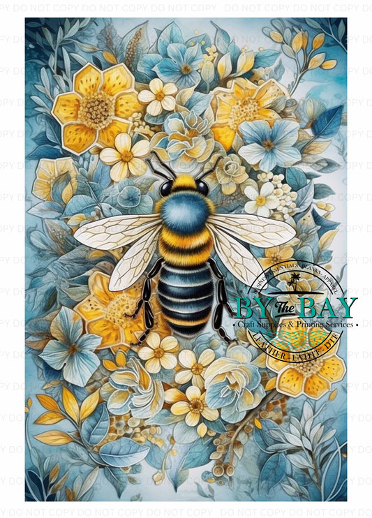 Blue Bee Panel (Various Sizes)