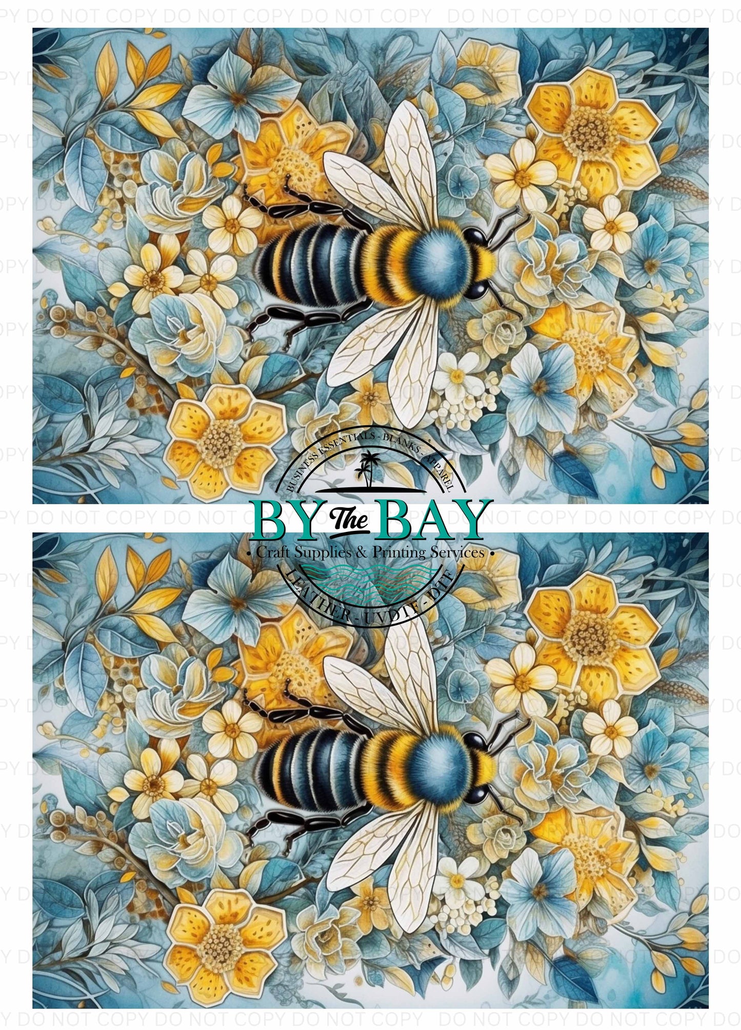 Blue Bee Panel (Various Sizes)