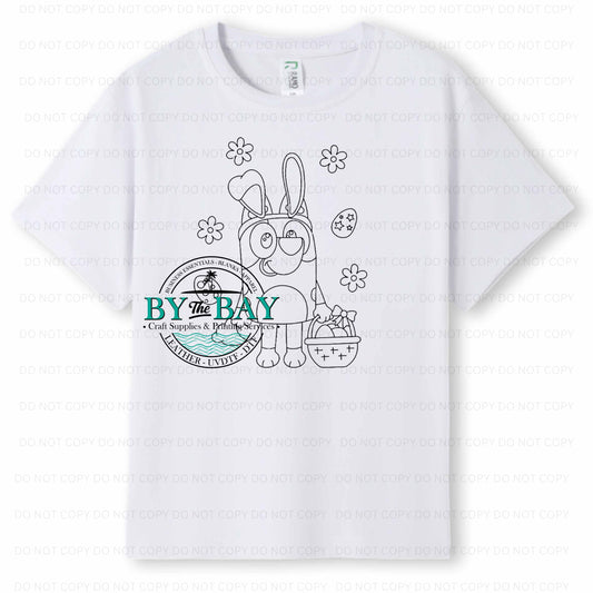 Blue Dog Easter Tee 1 (pens included)