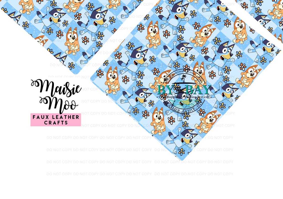 Blue Dog Friend Ipad 11" & 13" & Kindle Sleeve (DIY & Ready made)