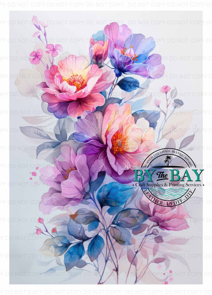 Bouquet of Flowers Panel (Various Sizes)