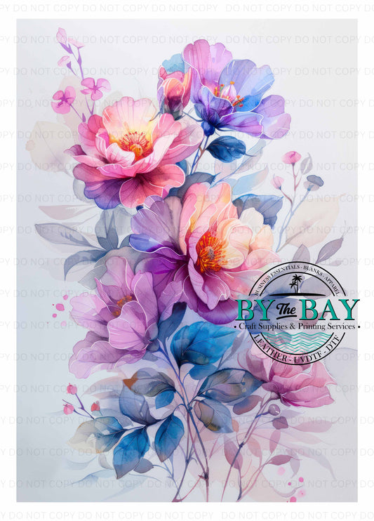 Bouquet of Flowers Panel (Various Sizes)